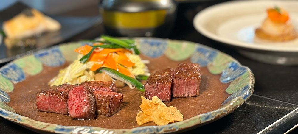 旬を味わう鉄板焼きディナー