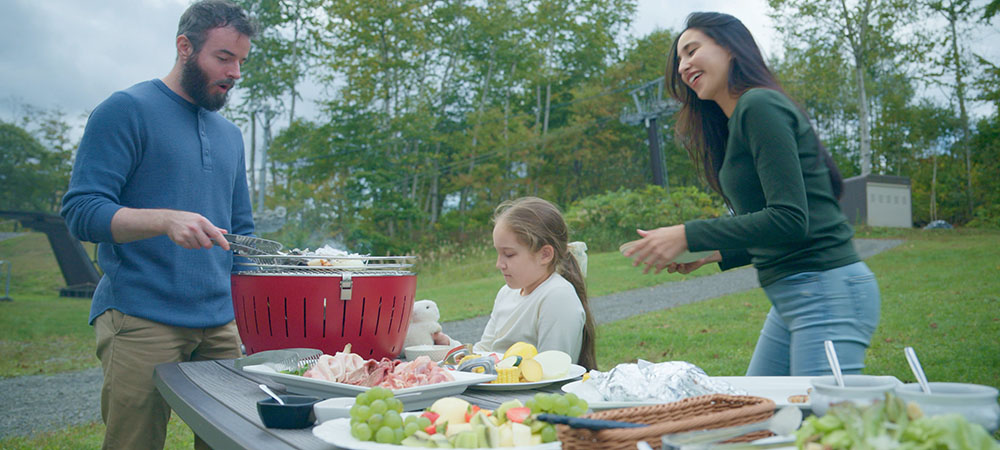 北海道の夏を満喫！ゲレンデBBQ